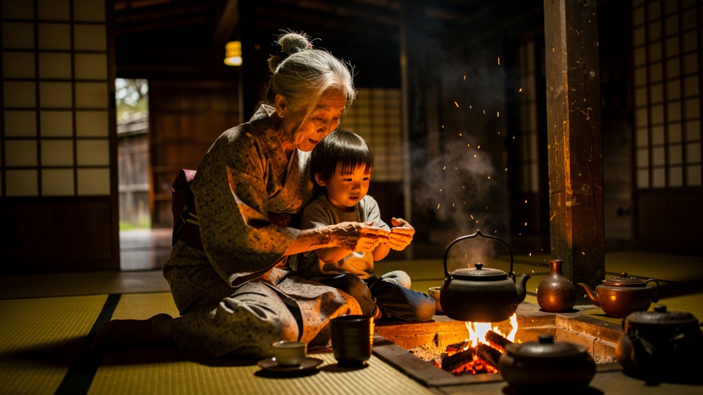 祖母と囲炉裏の記憶